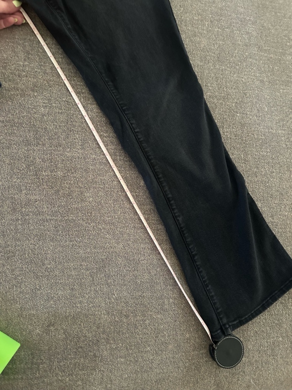 American Eagle Outfitters Women’s High Rise Skinny Kick Jean Black - Picture 6 of 8
